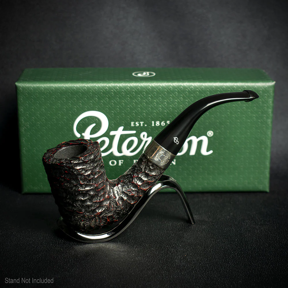 Peterson of Dublin Sherlock Holmes Rathbone Rusticated Briar Pipe - Image 2