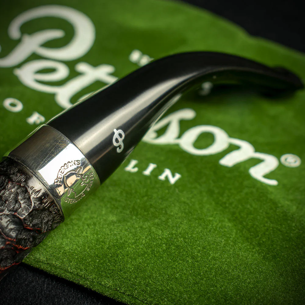 Peterson of Dublin Sherlock Holmes Rathbone Rusticated Briar Pipe - Image 6