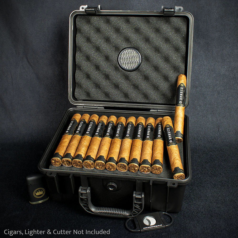 Sikarlan "Go Anywhere" Travel Humidor - 40 Cigar Capacity Black - Image 3