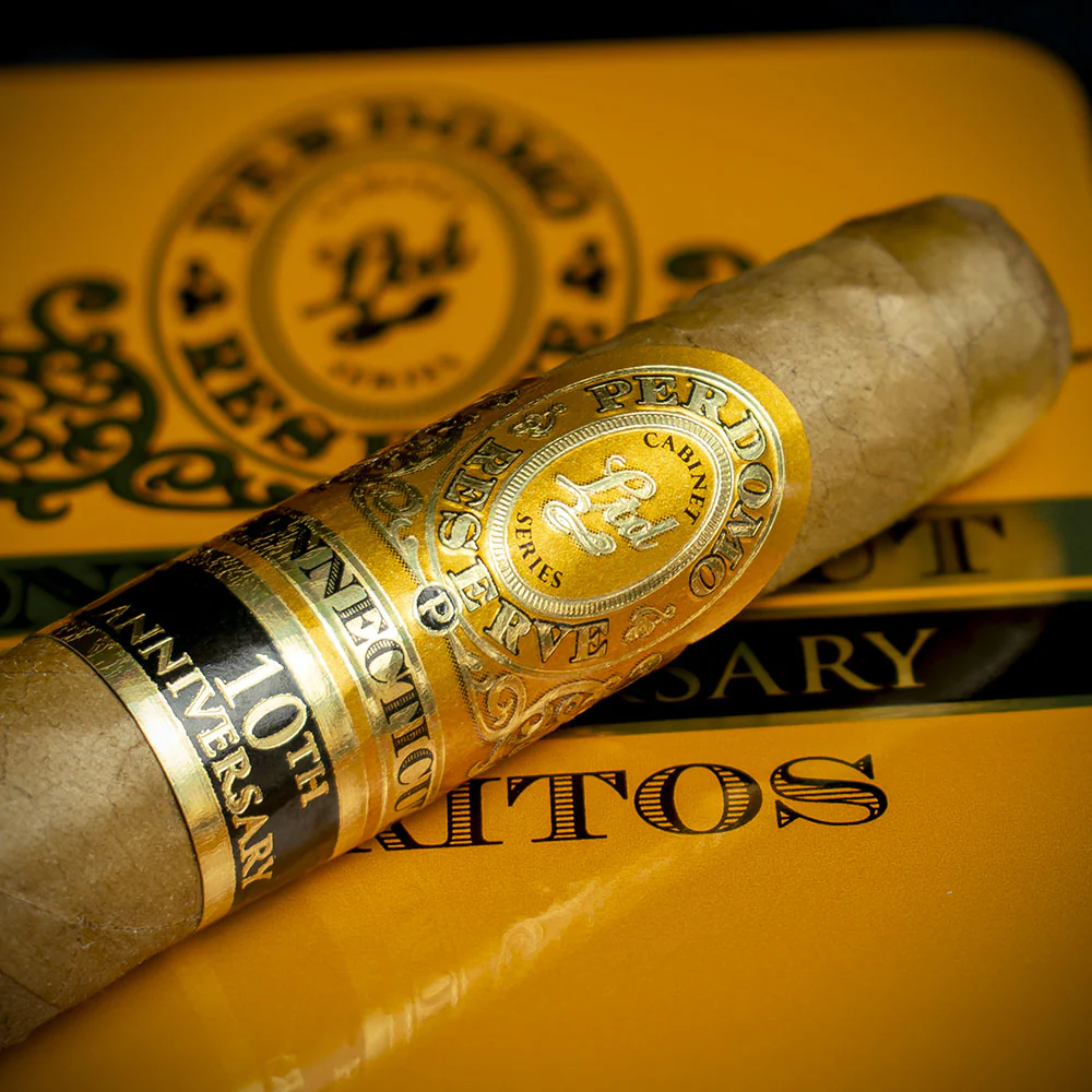 Perdomo 10th Anniversary Connecticut Nicaraguan Puritos Cigar - Single - Image 4
