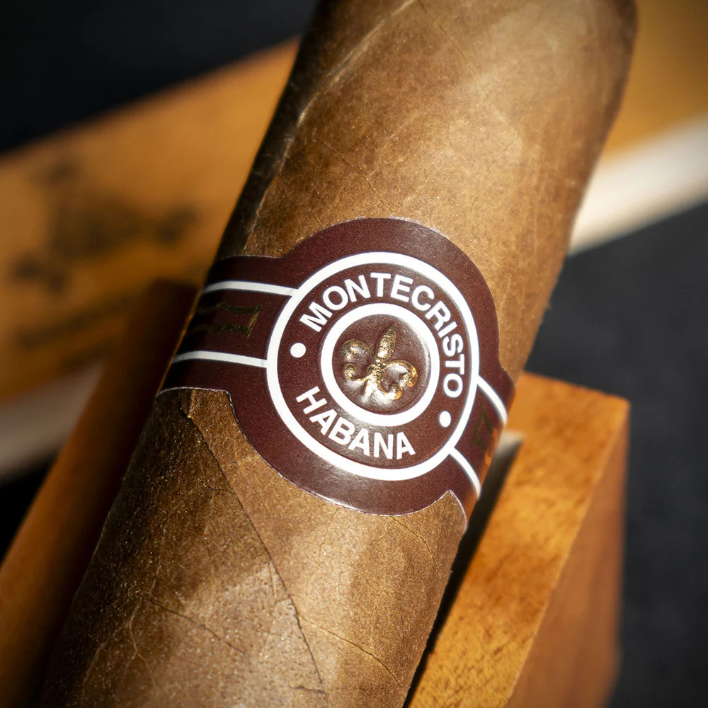 Montecristo Edmundo Cuban Cigar Wooden Gift Box - Single - Image 2