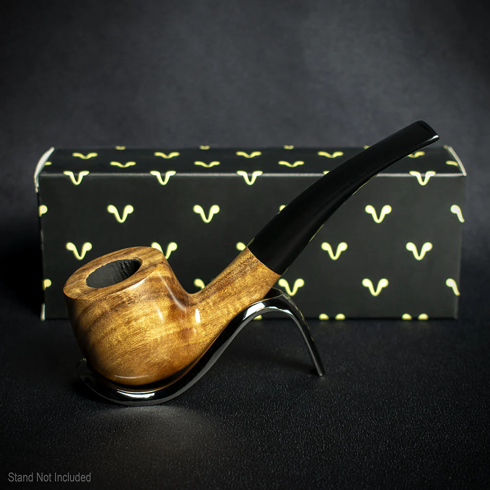 Smoke-King 9mm Cashew Wood Budget Pipe - Bent - Image 2