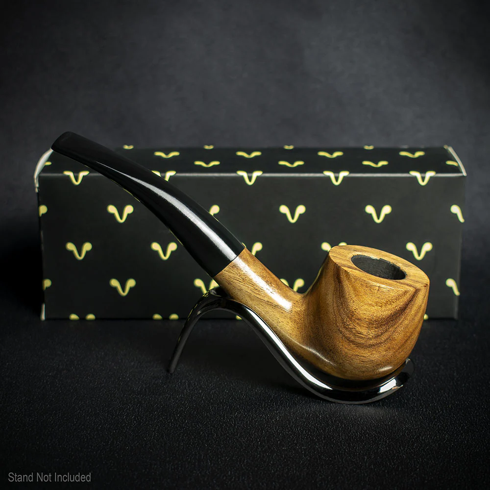 Smoke-King 9mm Cashew Wood Budget Pipe - Bent - Image 3