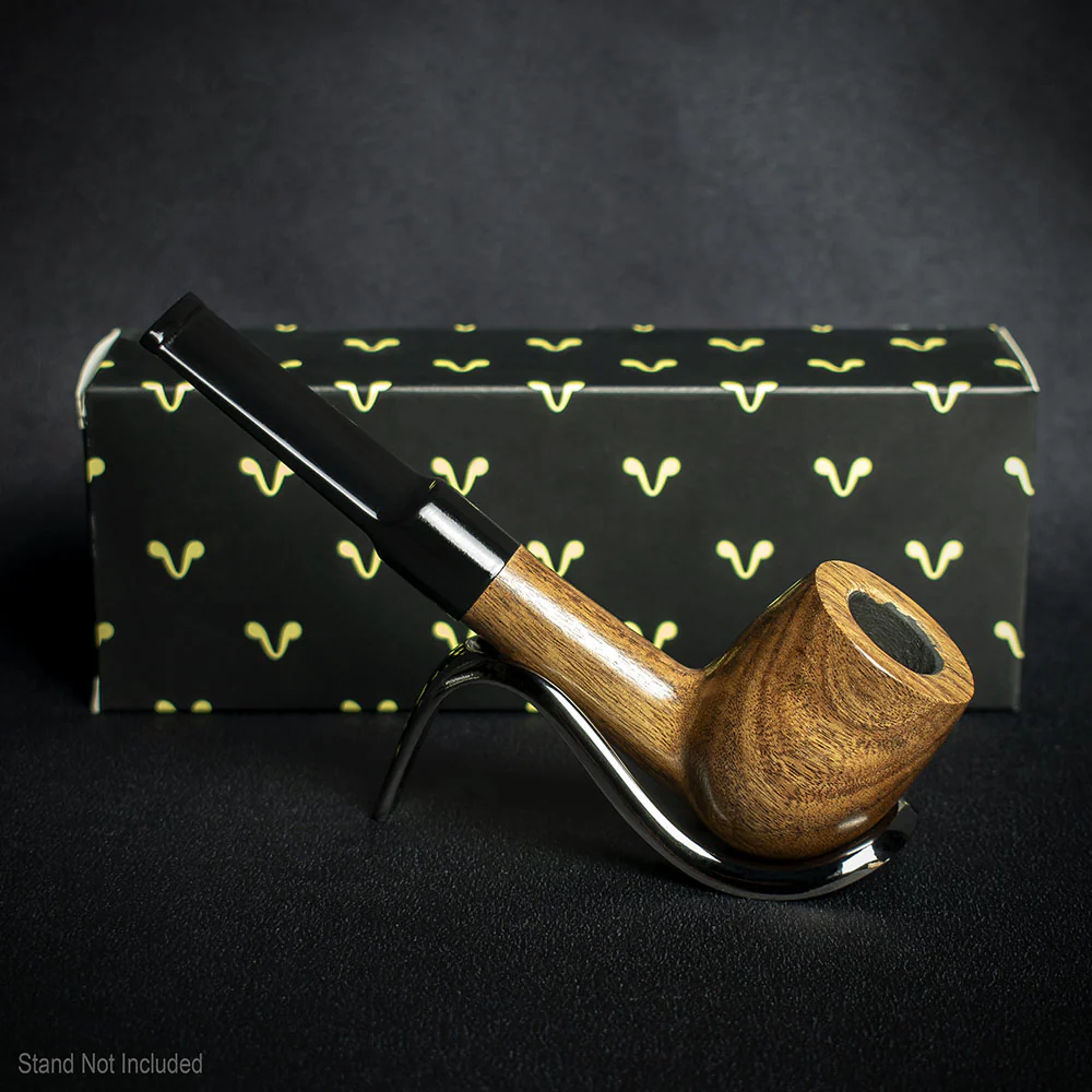 Smoke-King 9mm Cashew Wood Budget Pipe - Straight Billiard - Image 2