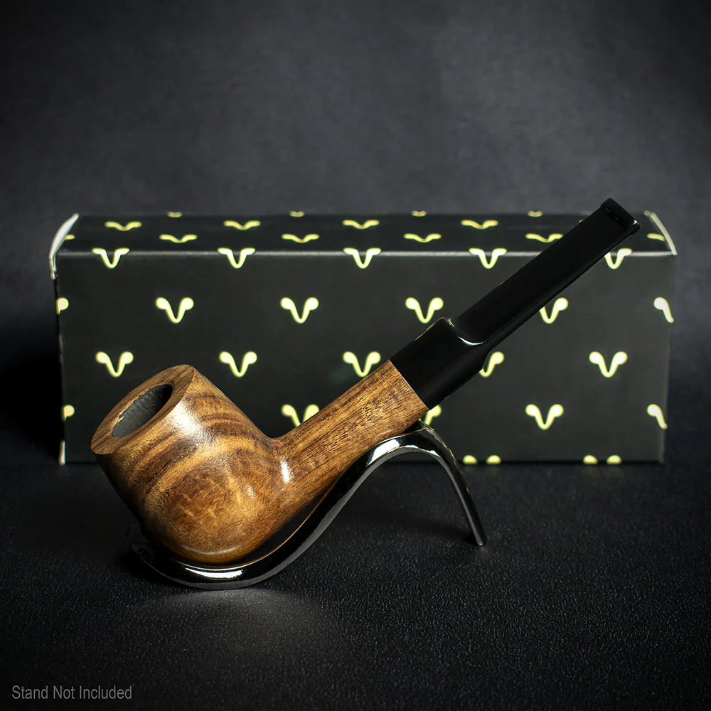 Smoke-King 9mm Cashew Wood Budget Pipe - Straight Billiard - Image 3