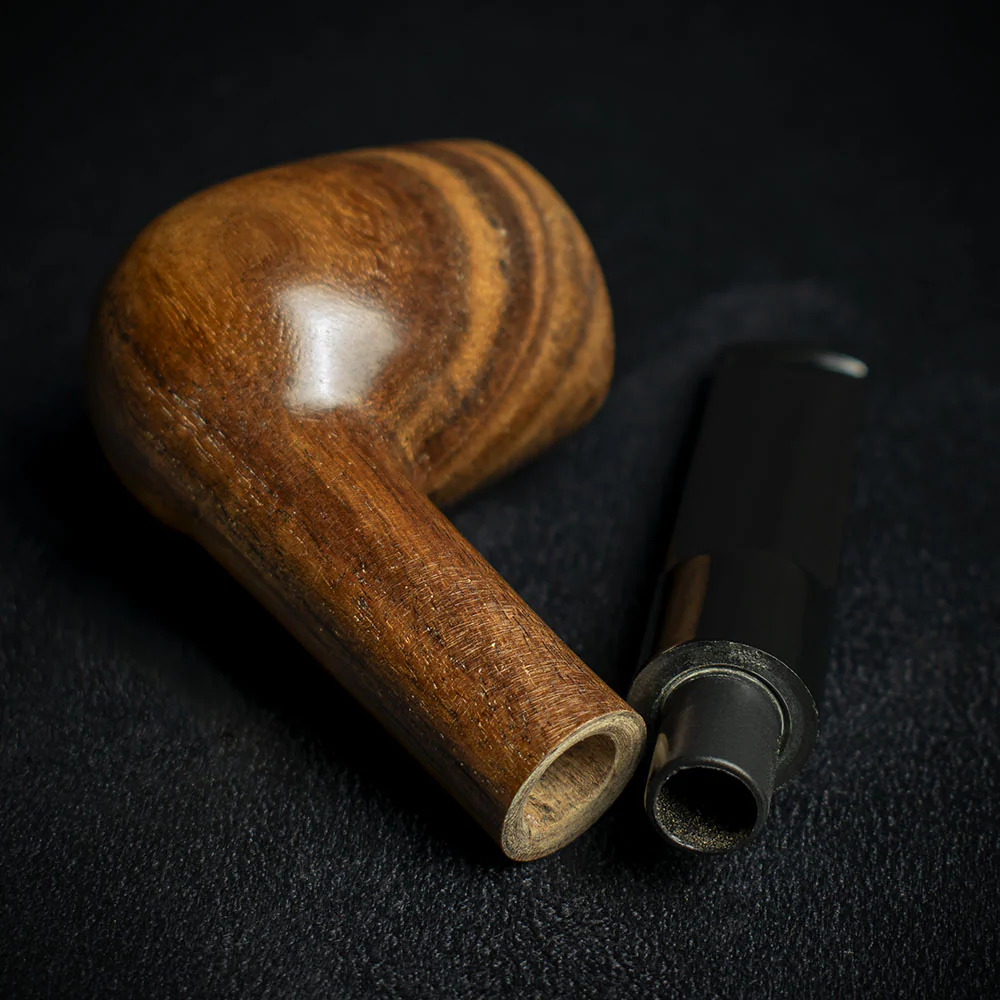 Smoke-King 9mm Cashew Wood Budget Pipe - Straight Billiard - Image 4