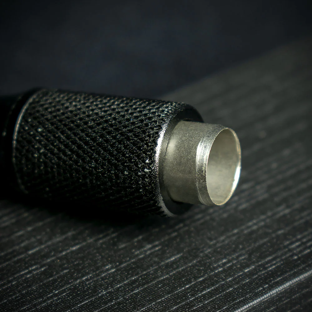 Black Titanium Cigar Drill Spike Nubber & Double Punch - Draw Enhancer Tool - Image 3