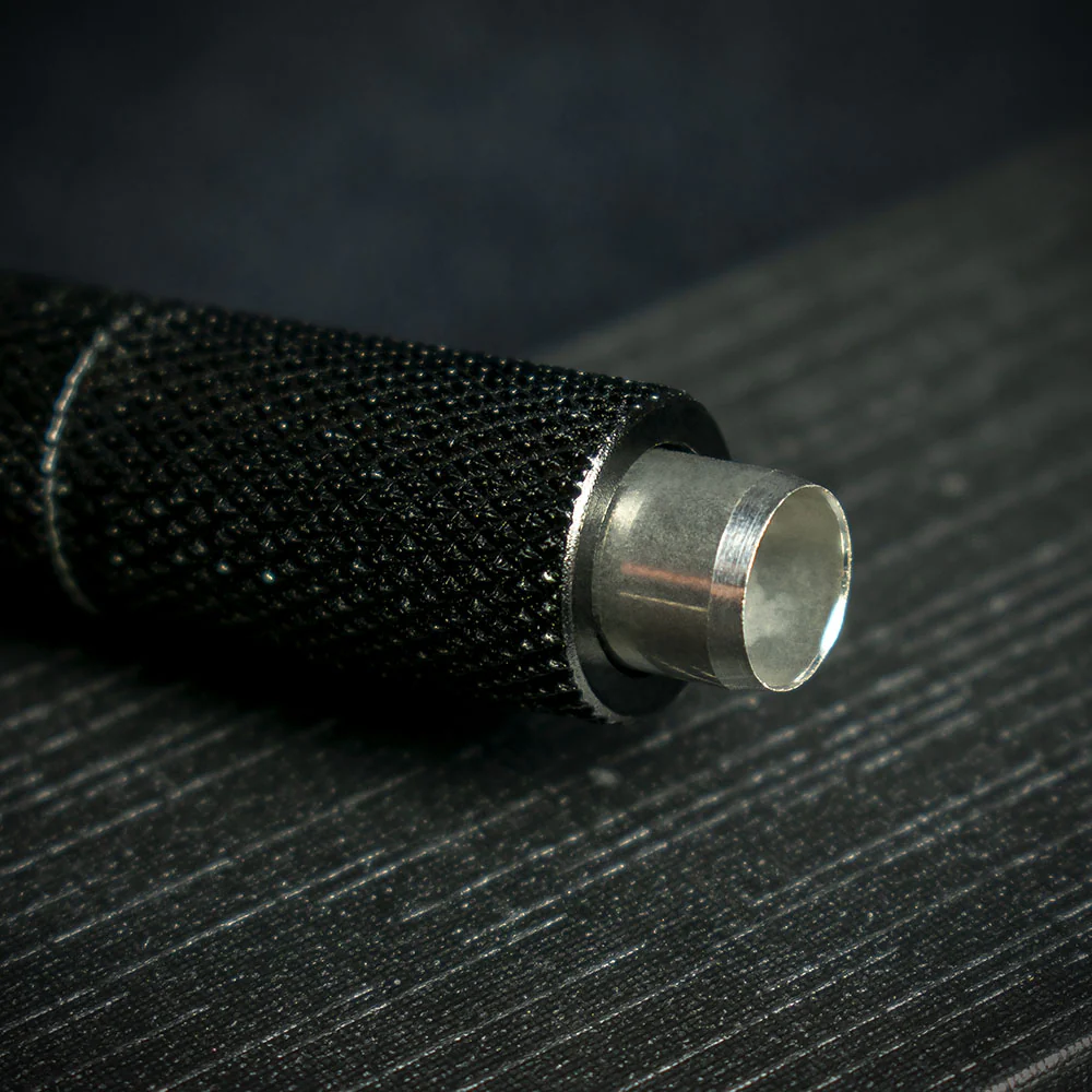 Black Titanium Cigar Drill Spike Nubber & Double Punch - Draw Enhancer Tool - Image 4