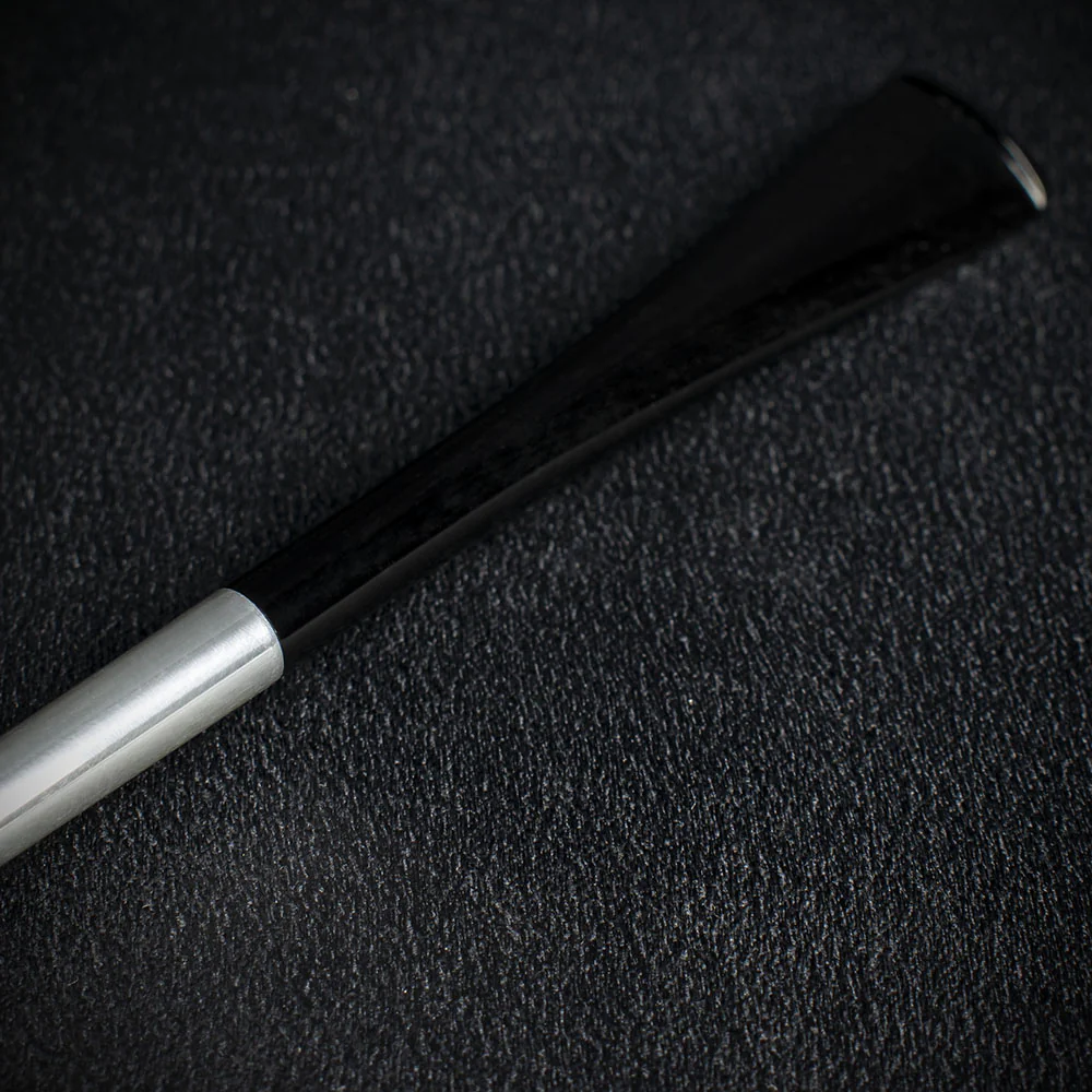 Smoke-King Metal Pipe Brown Poa Rosa Wood Cone Shape Bowl - Image 6