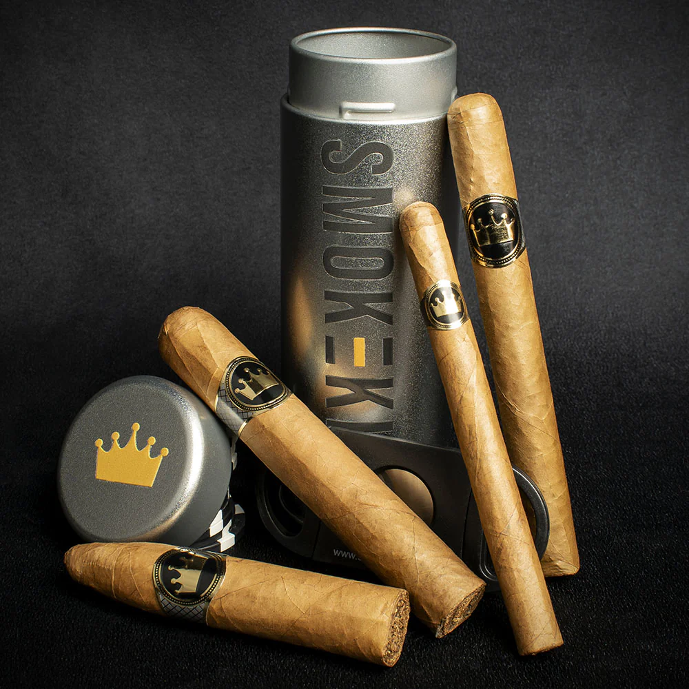 Smoke-King New World Nicaraguan 4 Cigar Gift Tin