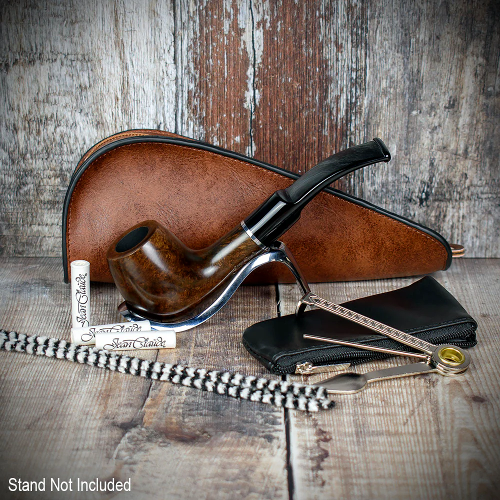 Smoke-King Pipe Smoker's Starter Kit - Half-Bent Briar Pipe - Image 2