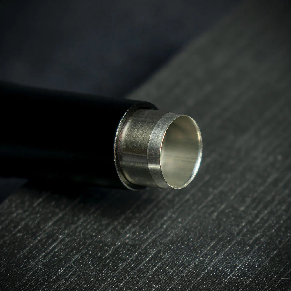 Matte Black Metal Cigar Drill Spike Nubber & Double Punch - Draw Enhancer Tool - Image 3