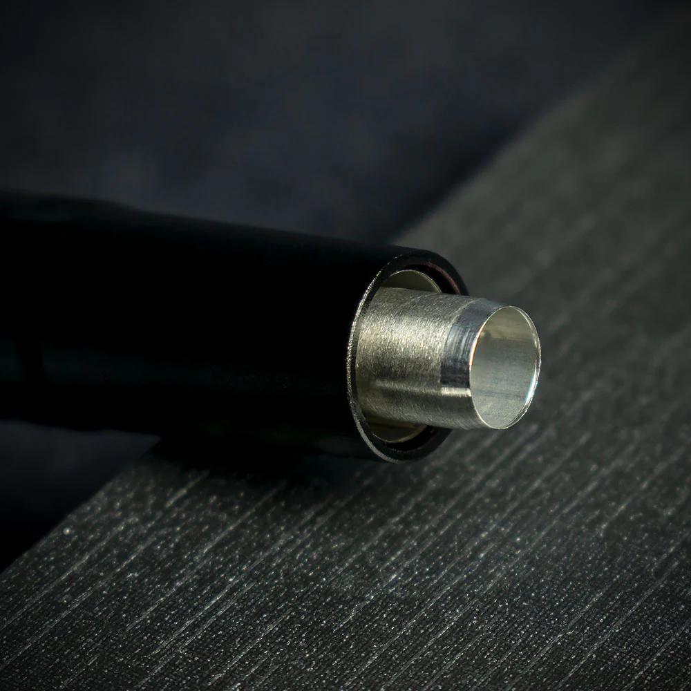 Matte Black Metal Cigar Drill Spike Nubber & Double Punch - Draw Enhancer Tool - Image 4