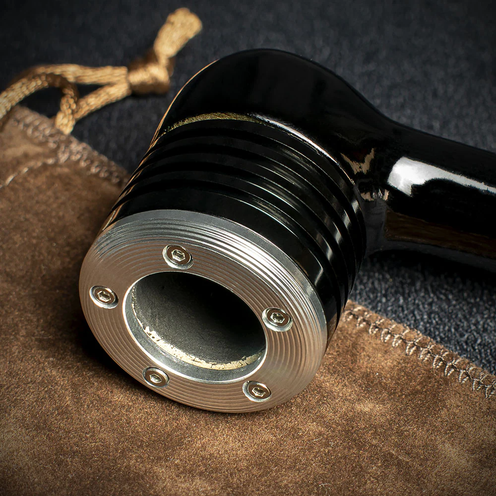 Smoke-King Rosewood 9mm Filter Metal Cap Pipe - Image 5