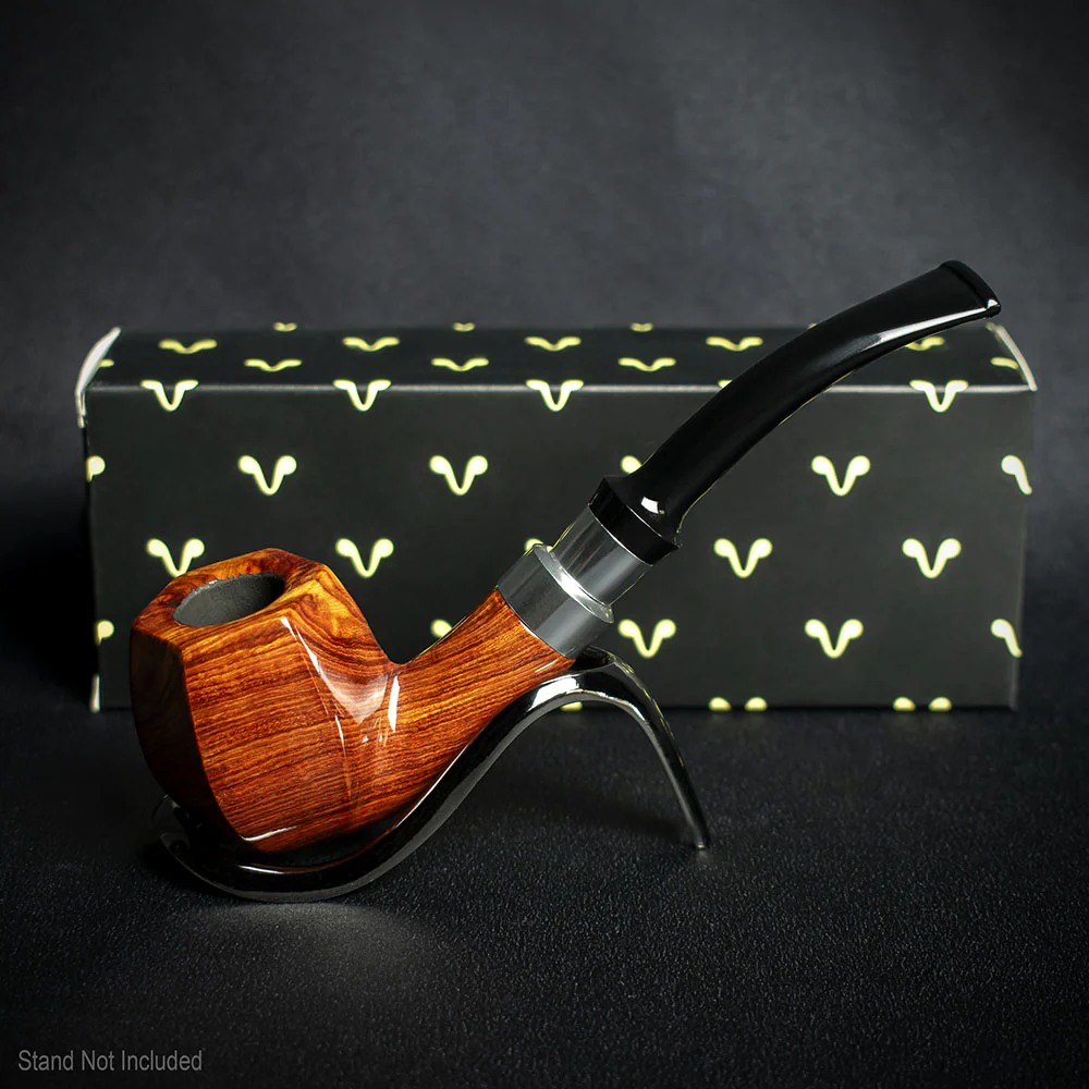 Smoke-King 9mm Rosewood Budget Pipe - Bent - Image 2