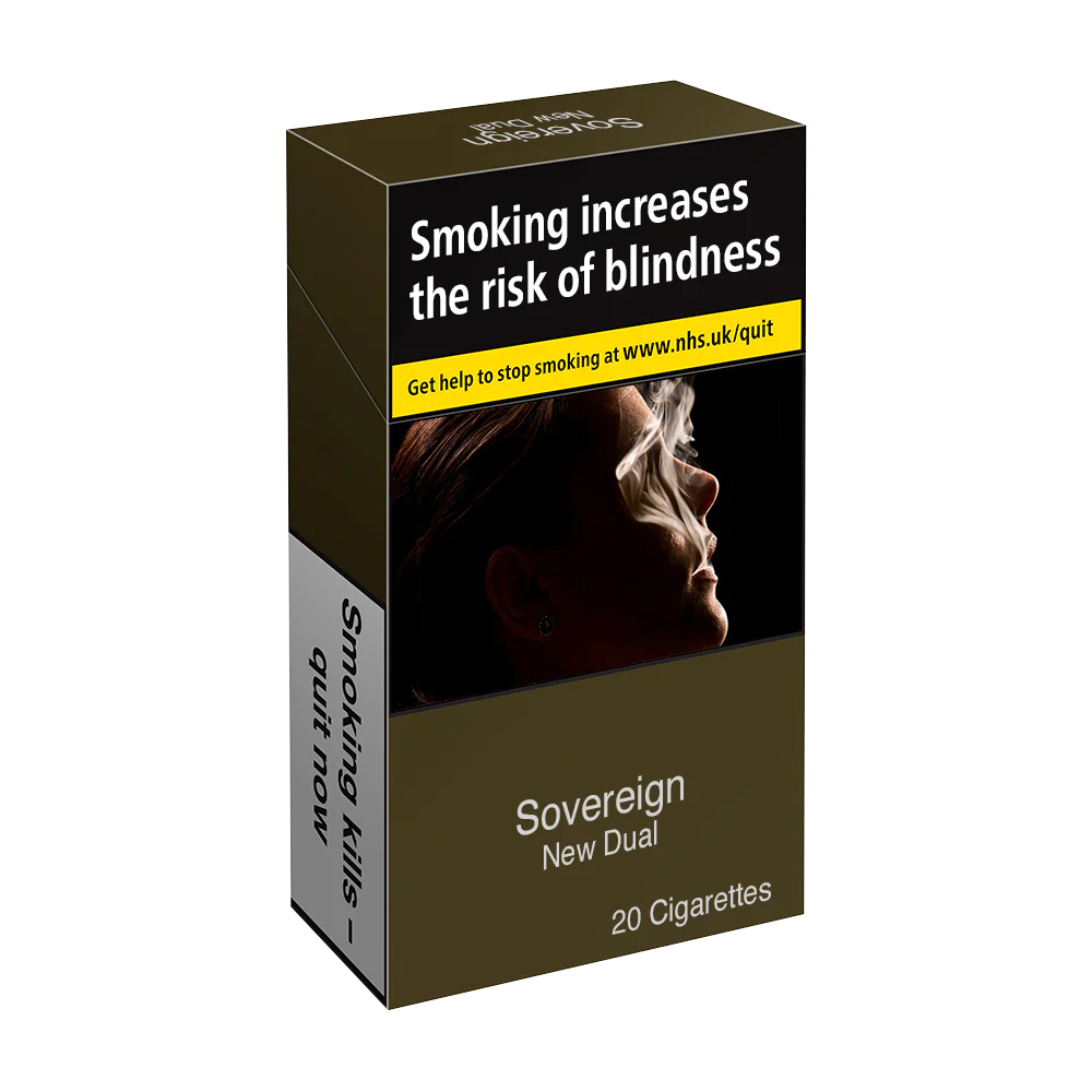 Sovereign New Dual King Size - 20 Cigarettes