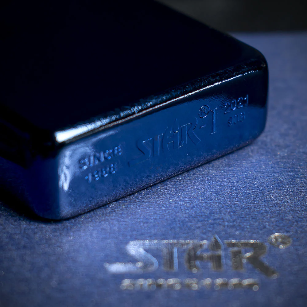 Star Petrol Lighter - Blue Ice - Image 6