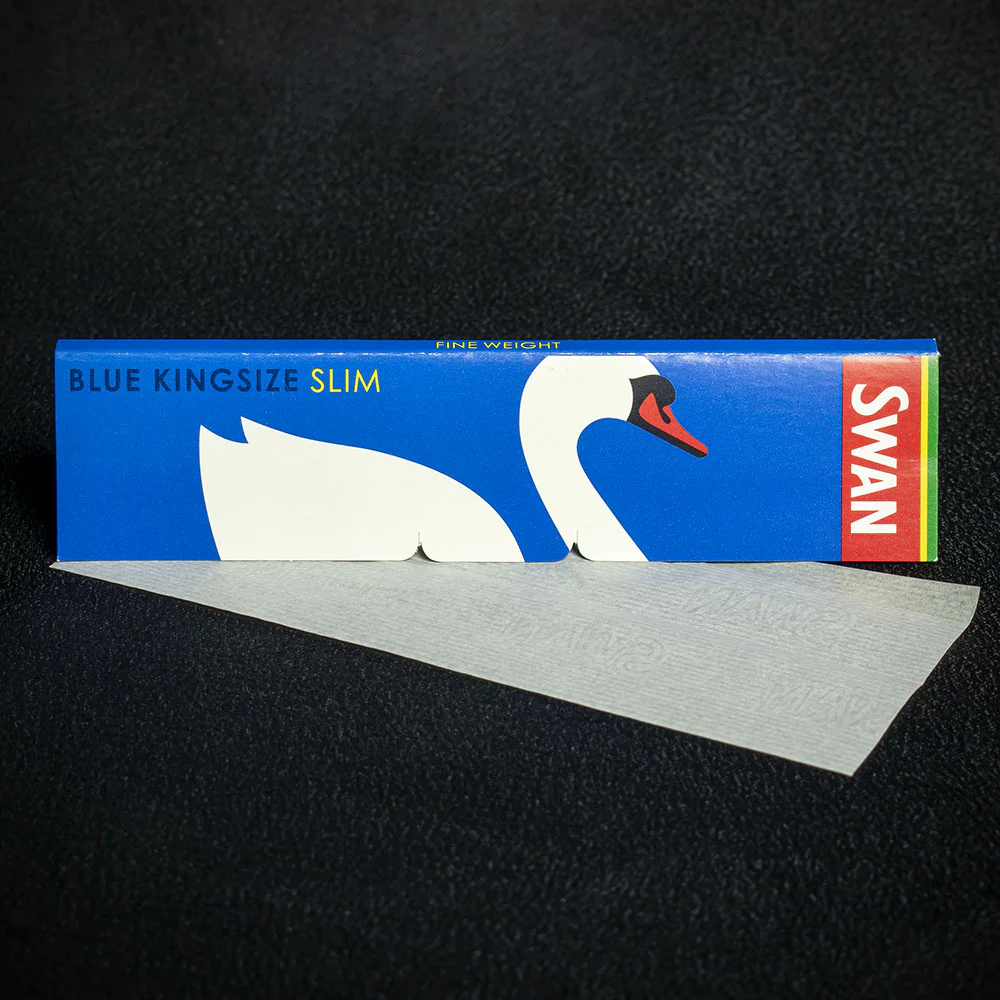 Swan Rolling Papers King Size Blue - 2 Packs - Image 2