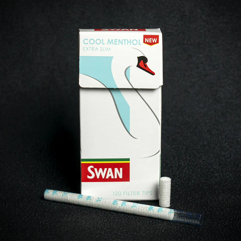 Swan Cool Menthol Extra Slim Filter Tips - 120 Pack