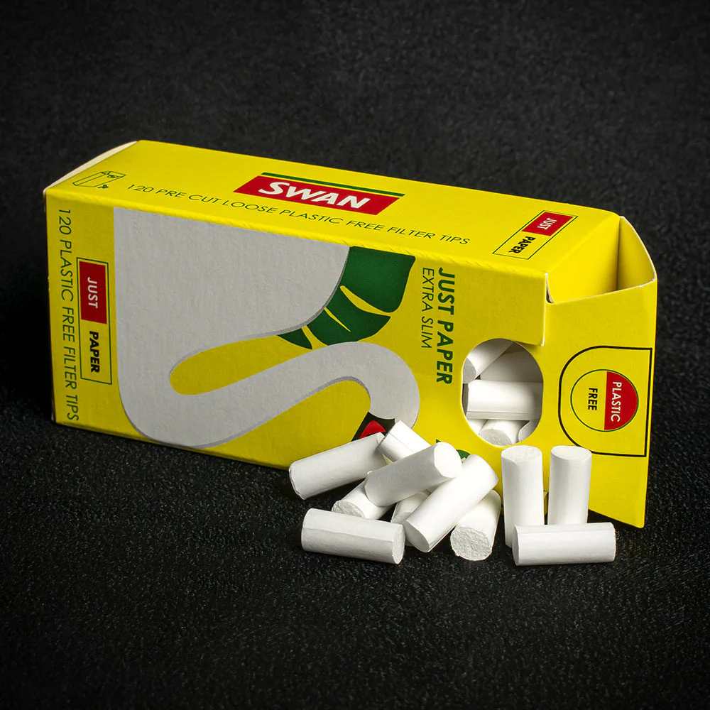 Swan Extra Slim Just Paper Plastic Free Filter Tips - Image 2