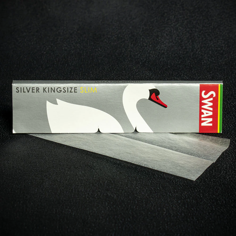 Swan Rolling Papers King Size Silver - 2 Packs - Image 2