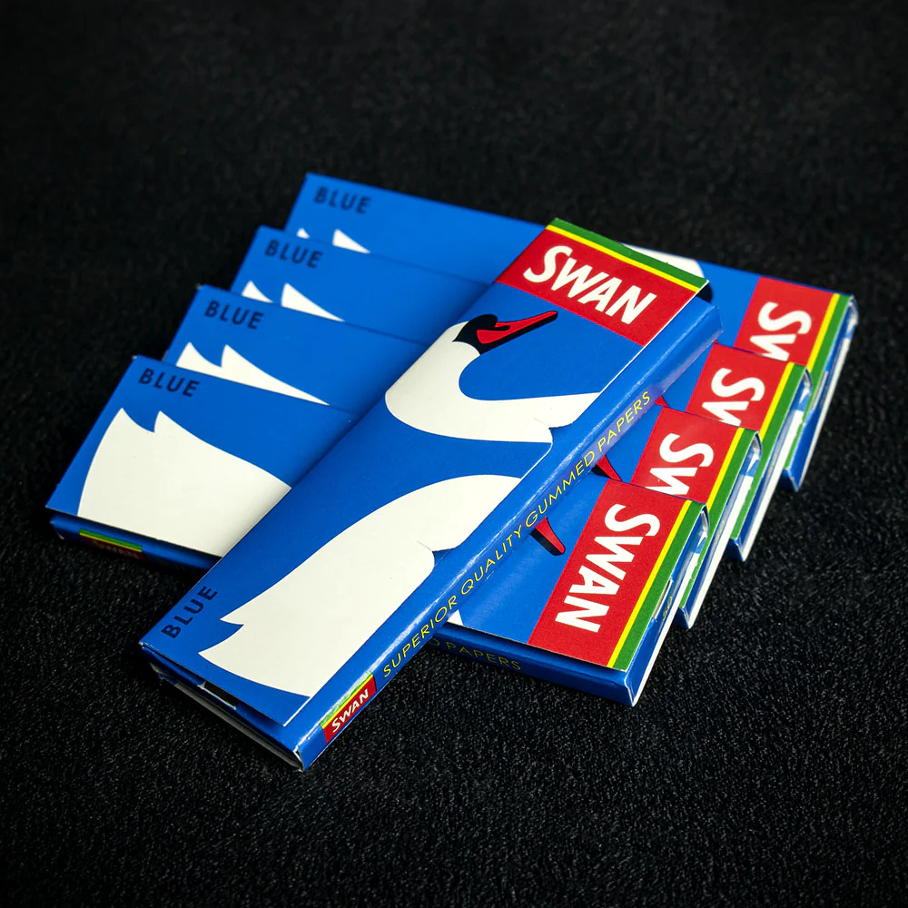 Swan Rolling Papers Regular Blue - Box of 50 - Image 4
