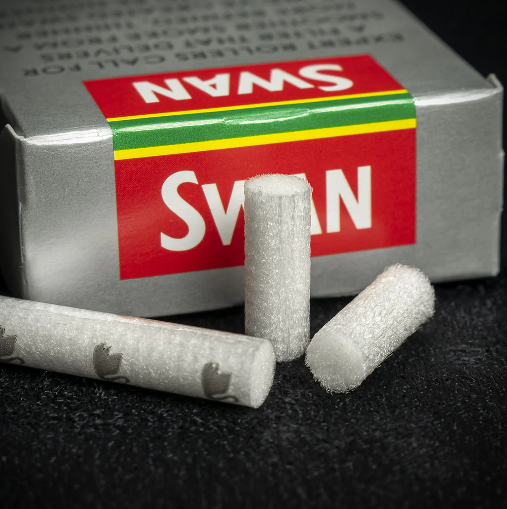 Swan Ultra Slim Silver Filter Tips - 126 - Image 2