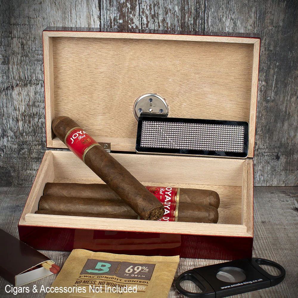 Travel/Desktop Humidor Piano Finish - 4 Cigars Capacity - Image 2