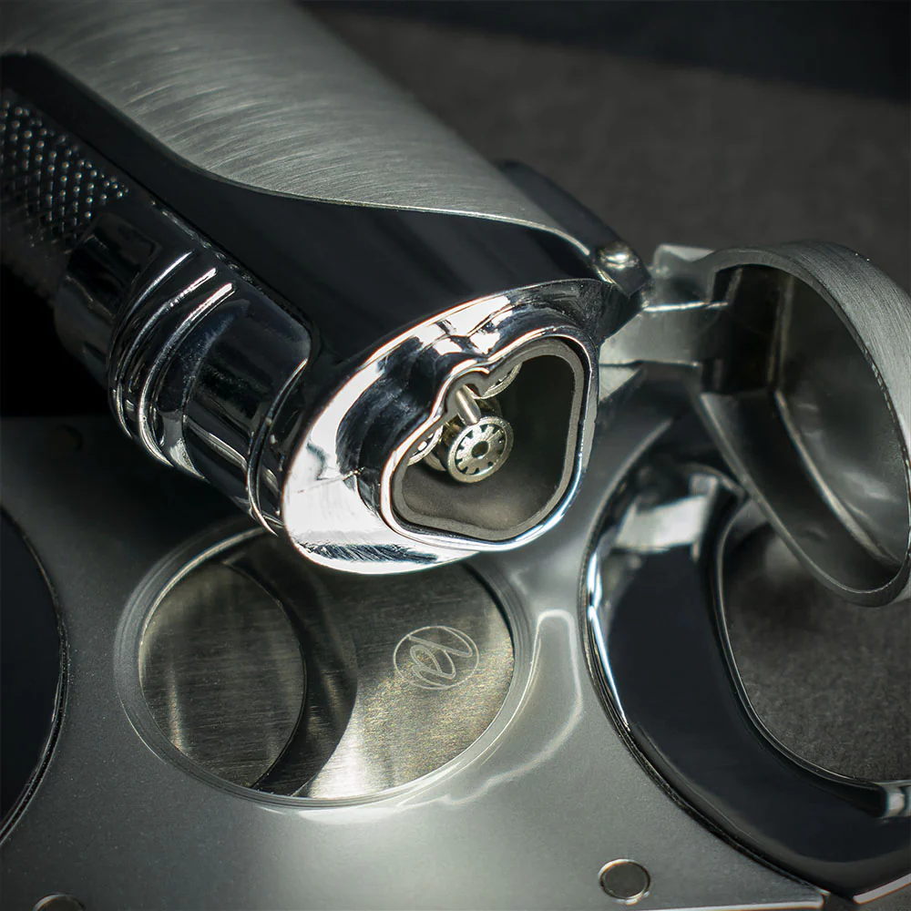 Triple Flame Cigar Lighter & Cutter Set - Image 4