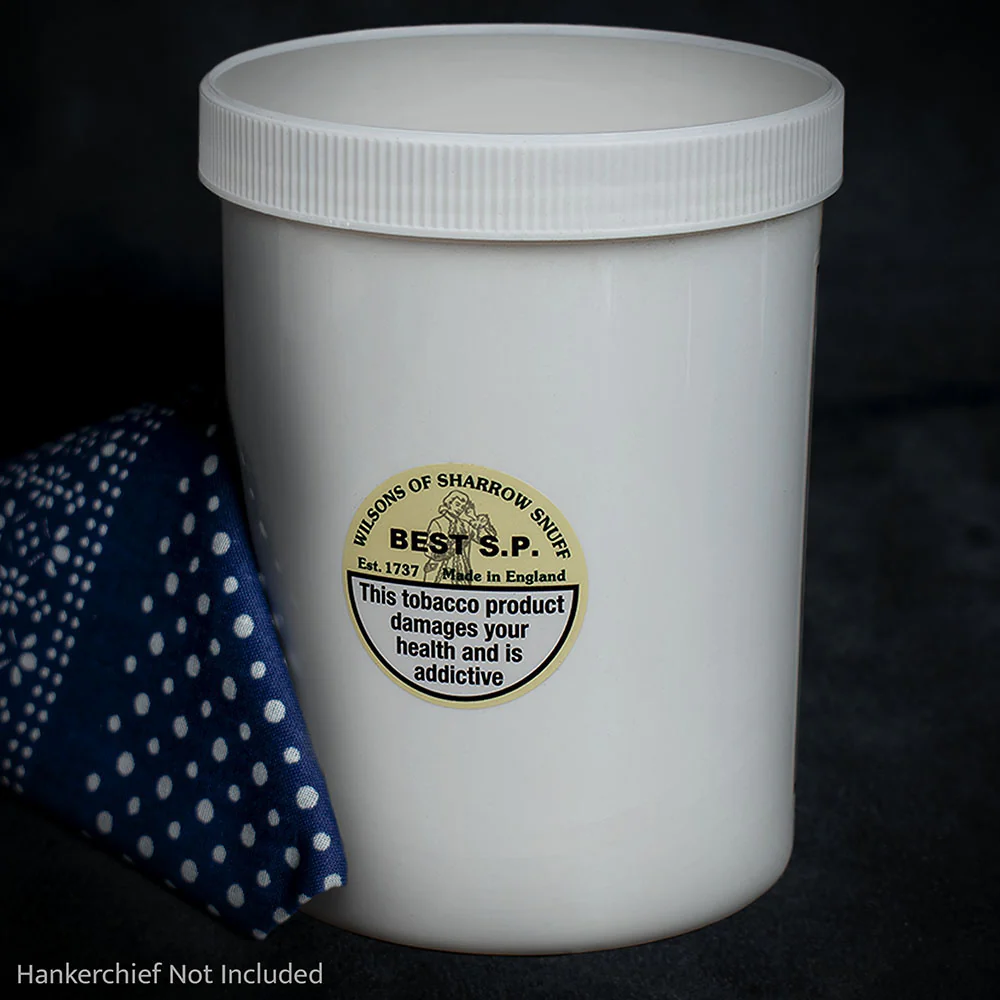 Wilsons of Sharrow Best S.P. (Tobacco Aroma) Snuff - 1lb Drum