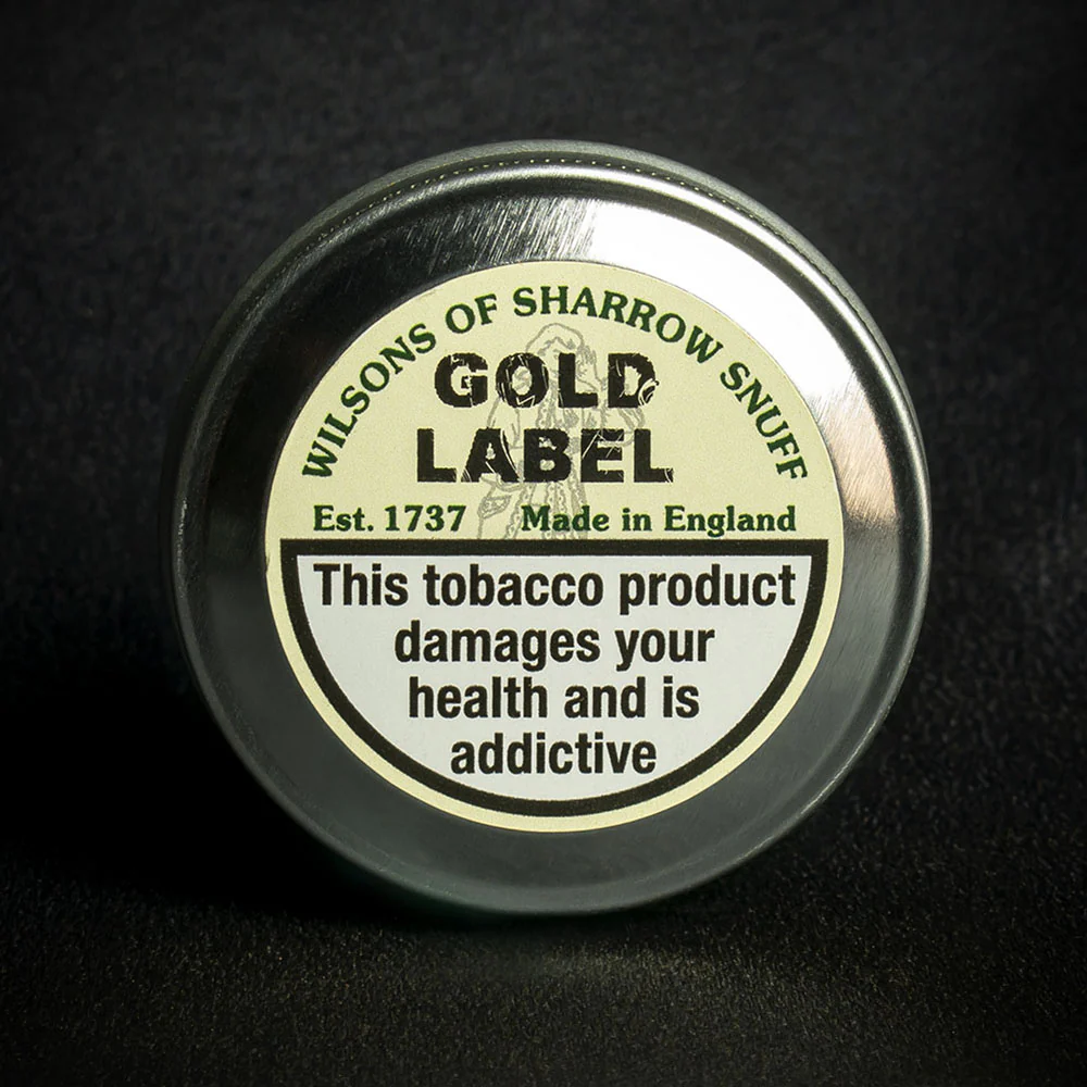 Wilsons of Sharrow Gold Label (Menthol) Snuff - 10g Tin (Medium) - Image 2
