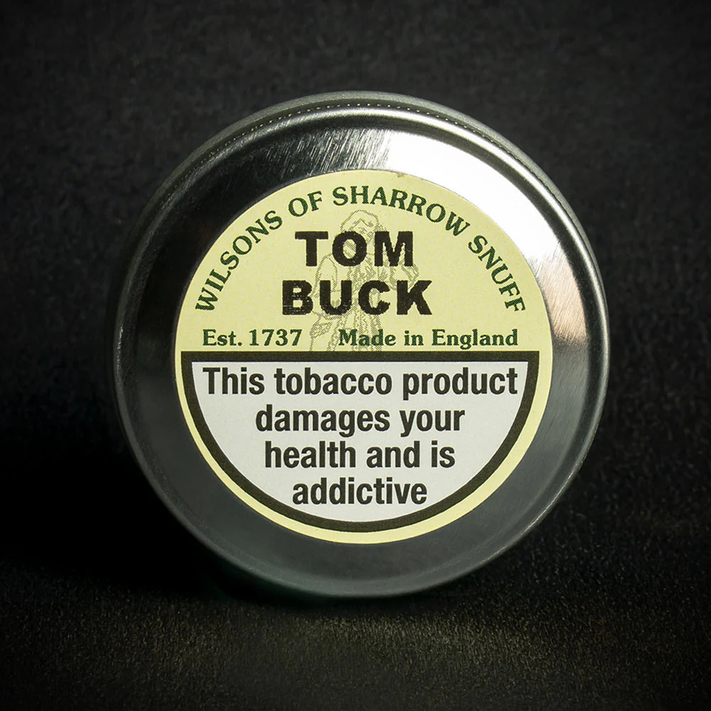 Wilsons of Sharrow Tom Buck (Menthol & Citrus) Snuff - 10g Tin (Medium) - Image 2