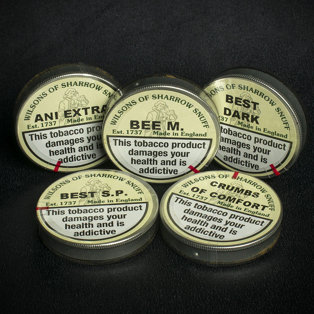 Wilsons of Sharrow Snuff 20 x 5g Tap Tins Assorted Flavours - Image 3