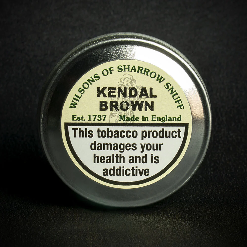 Wilsons of Sharrow Kendal Brown (Citrus) Snuff - 10g Tin (Medium) - Image 2