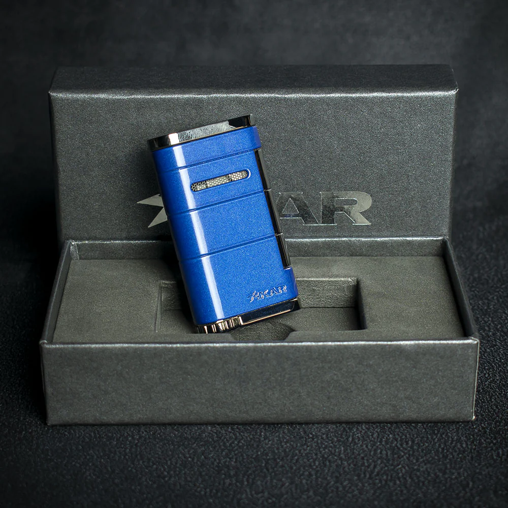 Xikar Allume Single Jet Cigar Lighter - Blue - Image 2
