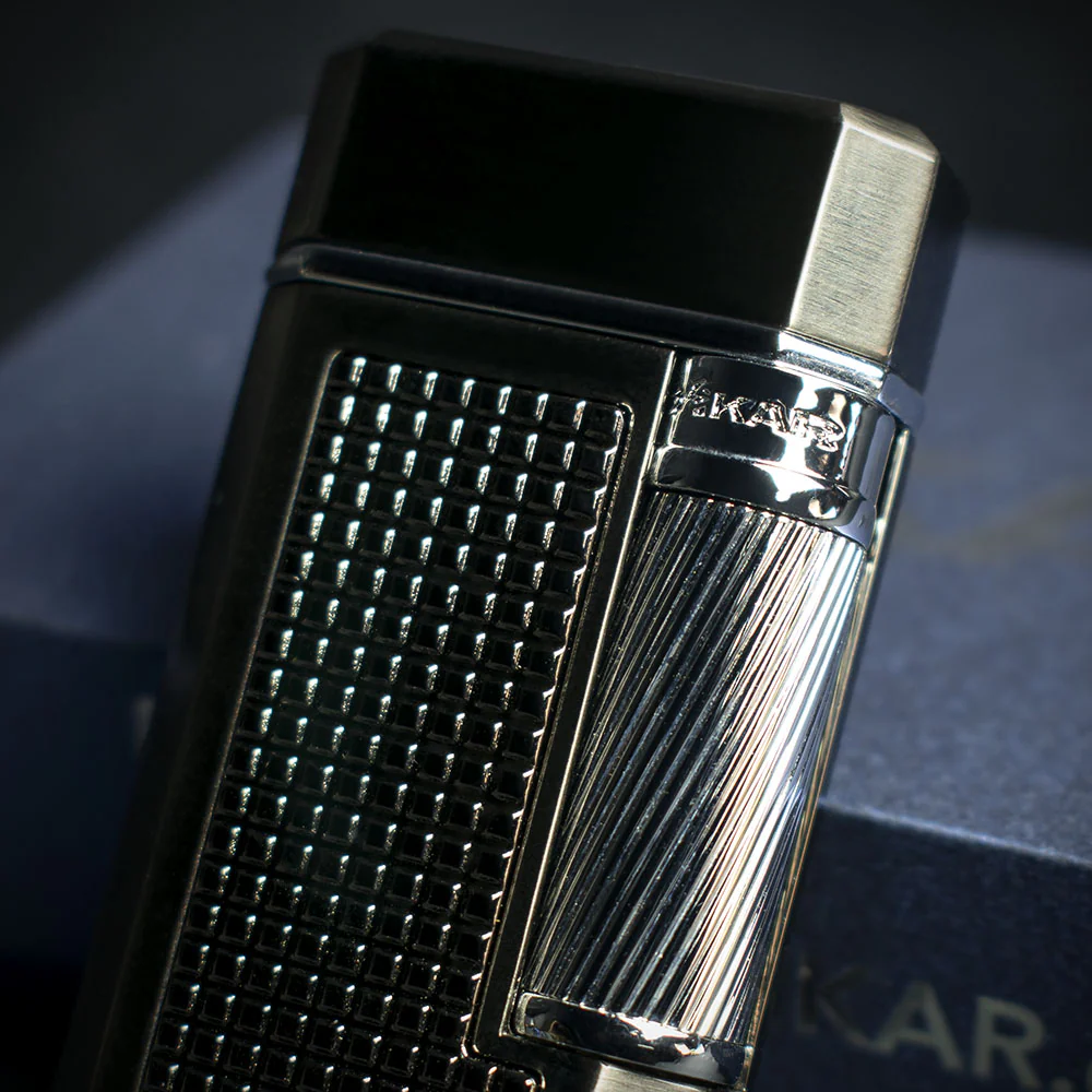 XiKar Ardore Double Soft Flame Cigar Lighter - Gunmetal - Image 3