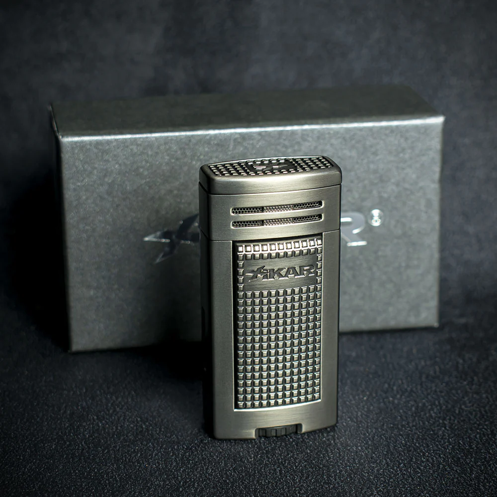Xikar Ion Double Jet Flame Cigar Lighter - Gunmetal (607GM)