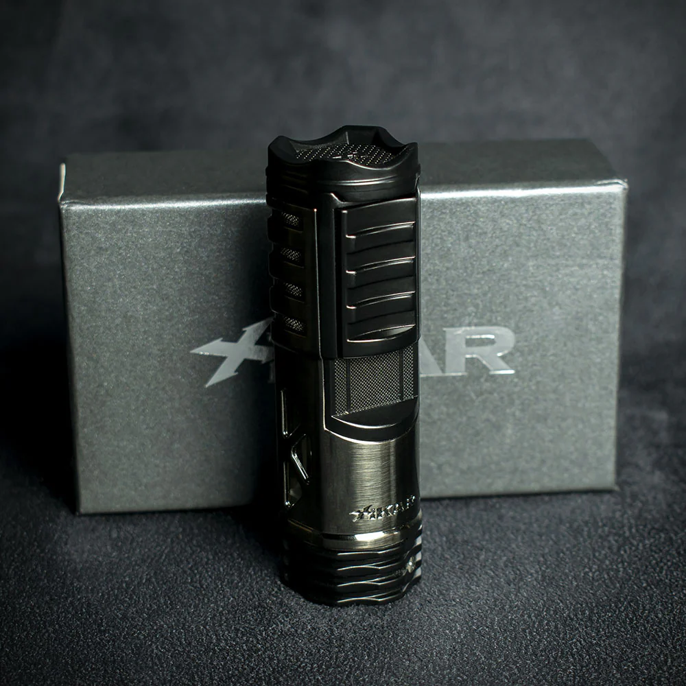 Xikar Tactical 1 Single Jet Flame Cigar Lighter -Gunmetal/ Black 551 GMBK - Image 2