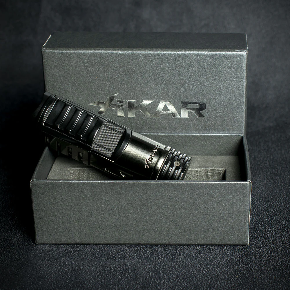 Xikar Tactical 1 Single Jet Flame Cigar Lighter -Gunmetal/ Black 551 GMBK - Image 3