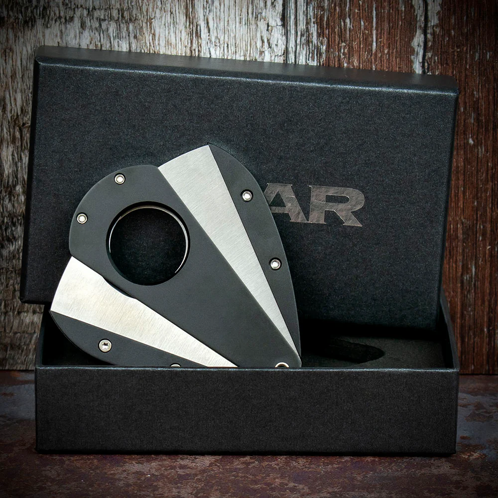 Xikar Xi-1 Black Anodised 100BK Double Blade Guillotine Cigar Cutter - Image 3