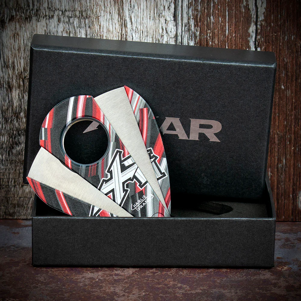 Xikar Xi-2 Nightlife Red 201NLR Double Blade Guillotine Cigar Cutter - Image 3