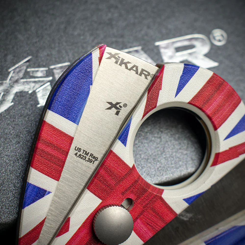 Xikar Xi2 Union Jack Charlie Turano Double Blade Guillotine Cigar Cutter - Image 3