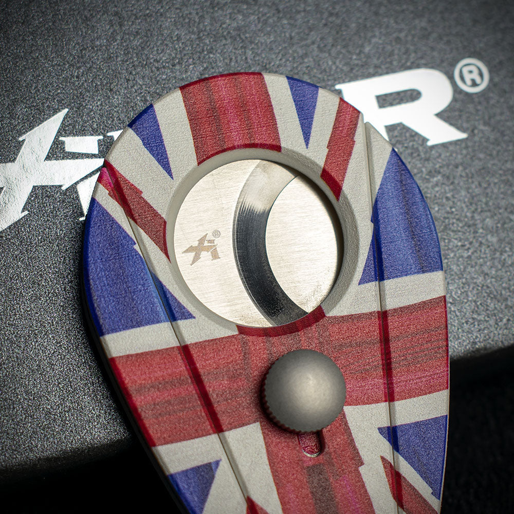 Xikar Xi2 Union Jack Charlie Turano Double Blade Guillotine Cigar Cutter - Image 4