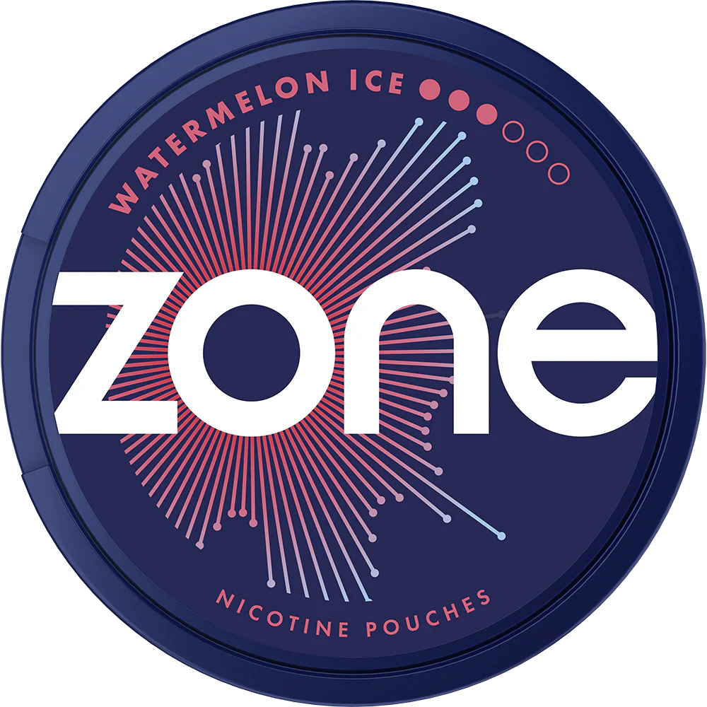 Zone Watermelon Ice Nicotine Pouches 10mg - Pack of 20